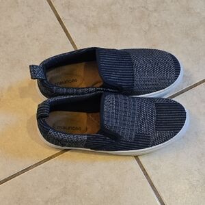 Maurices Navy Slip-On Knit Sneakers